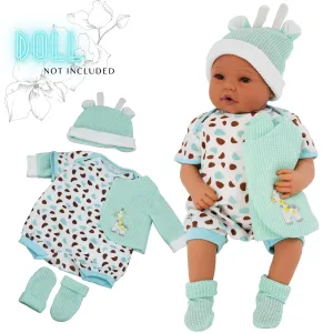 BiBi Outfits - Reborn Doll Clothes (Mint Jacket) (50 cm / 20")