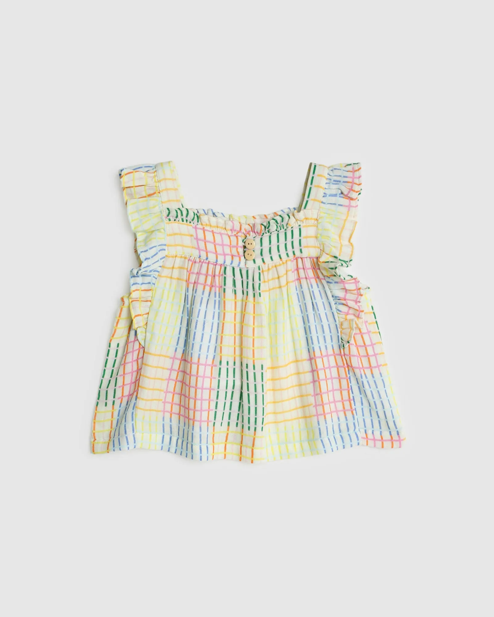 Brenda Top - Crazy Gingham