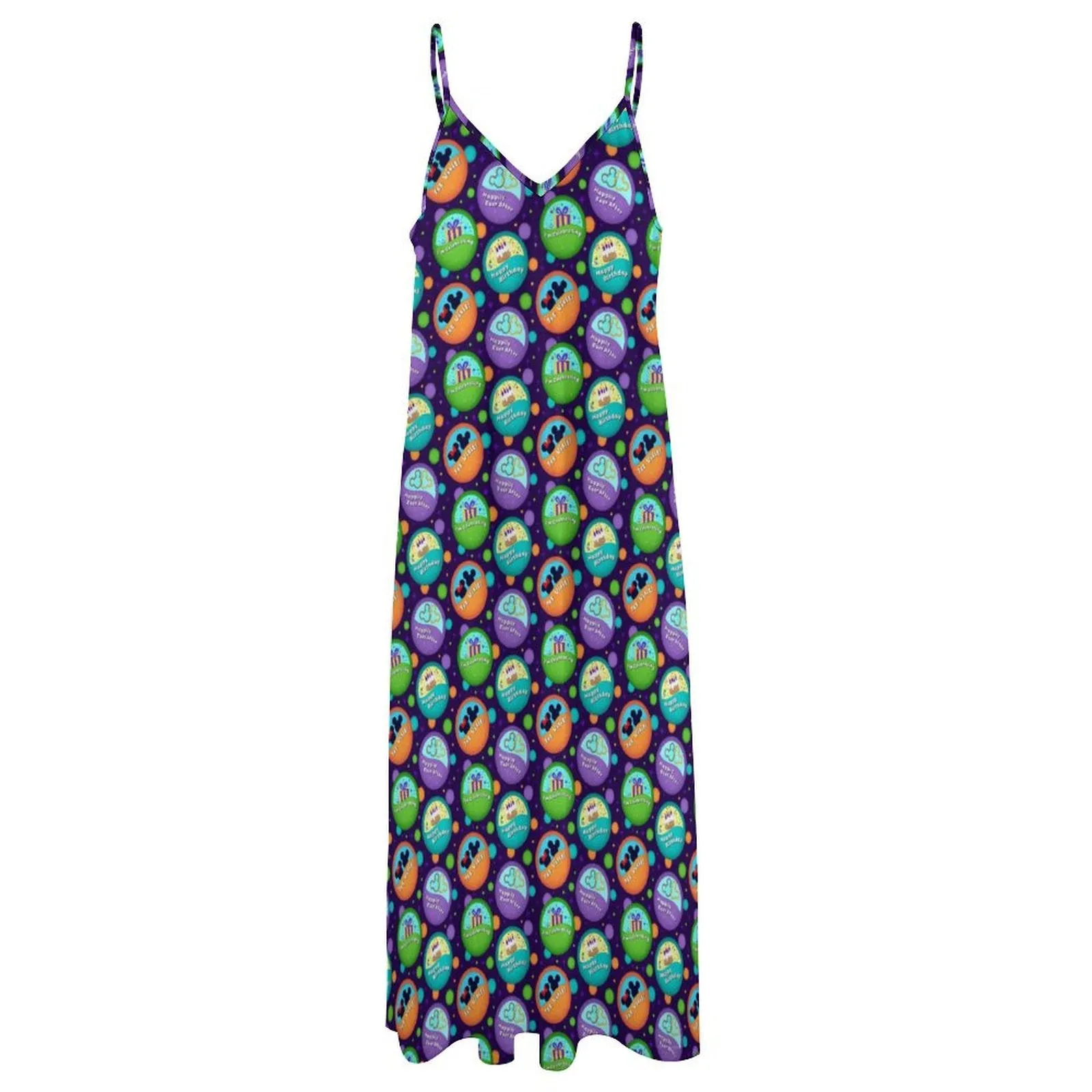 Button Collector Women's Summer Slip Long Dress