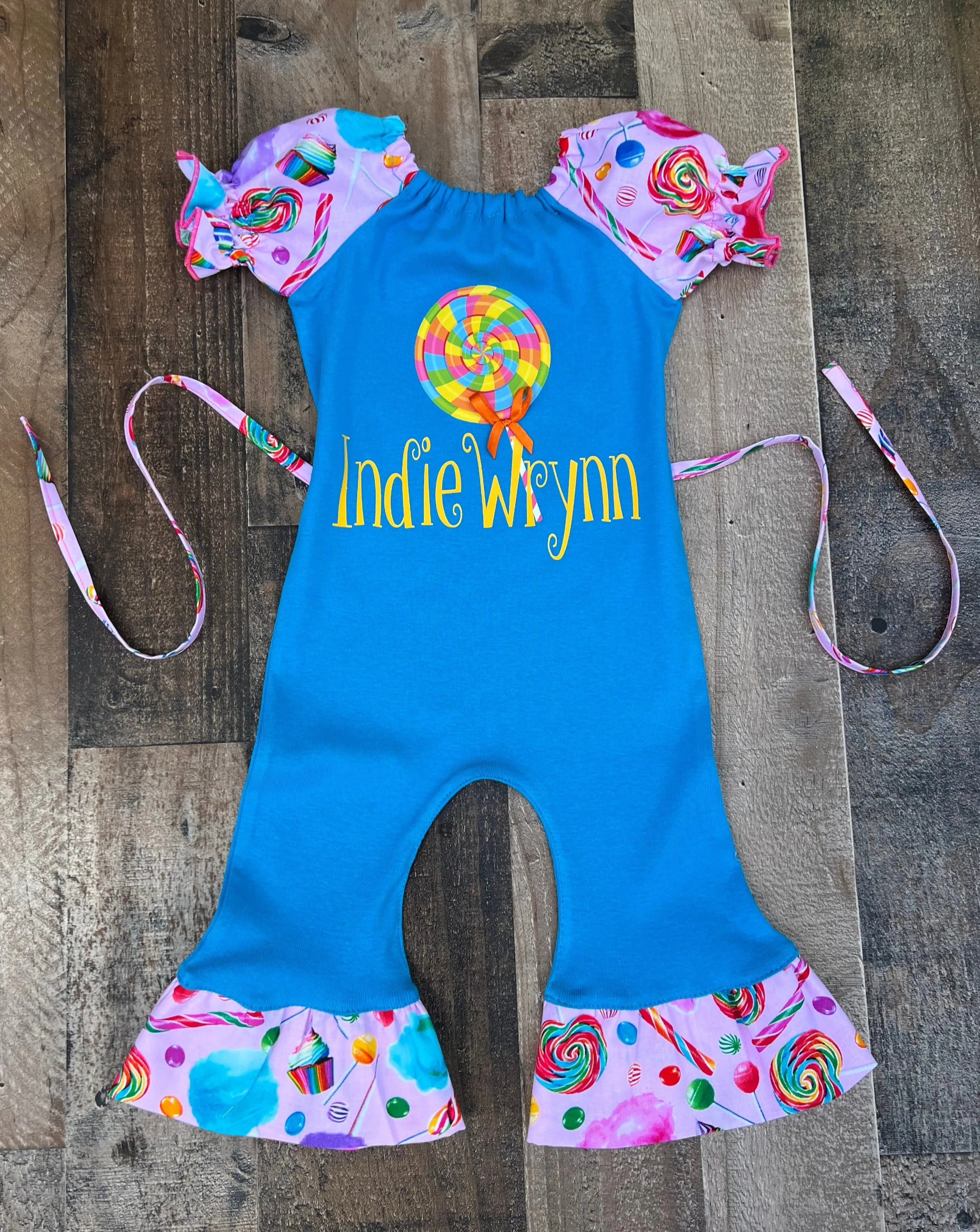 Candyland Lollipop Birthday Girl Romper