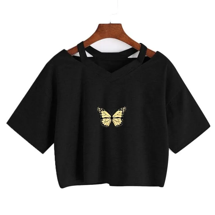 Cartoon Butterfly T-Shirt