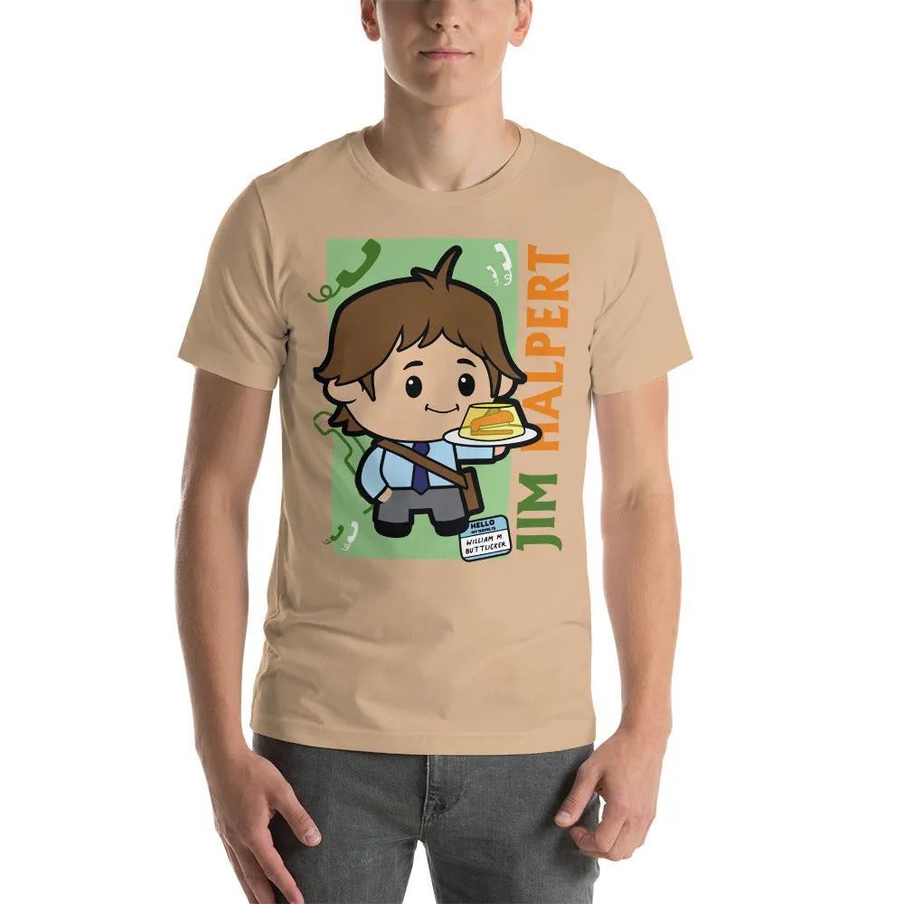 Cartoon Jim Halpert - T-Shirt