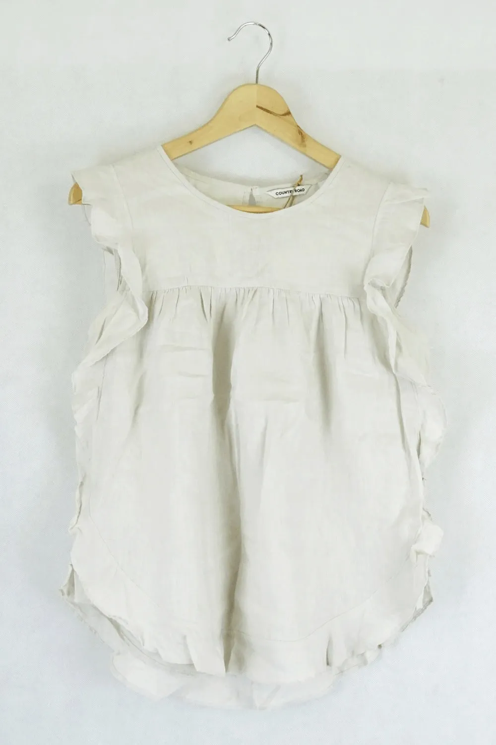 Country Road Linen Sleeveless Top XS