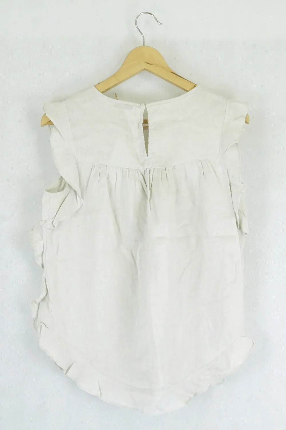 Country Road Linen Sleeveless Top XS