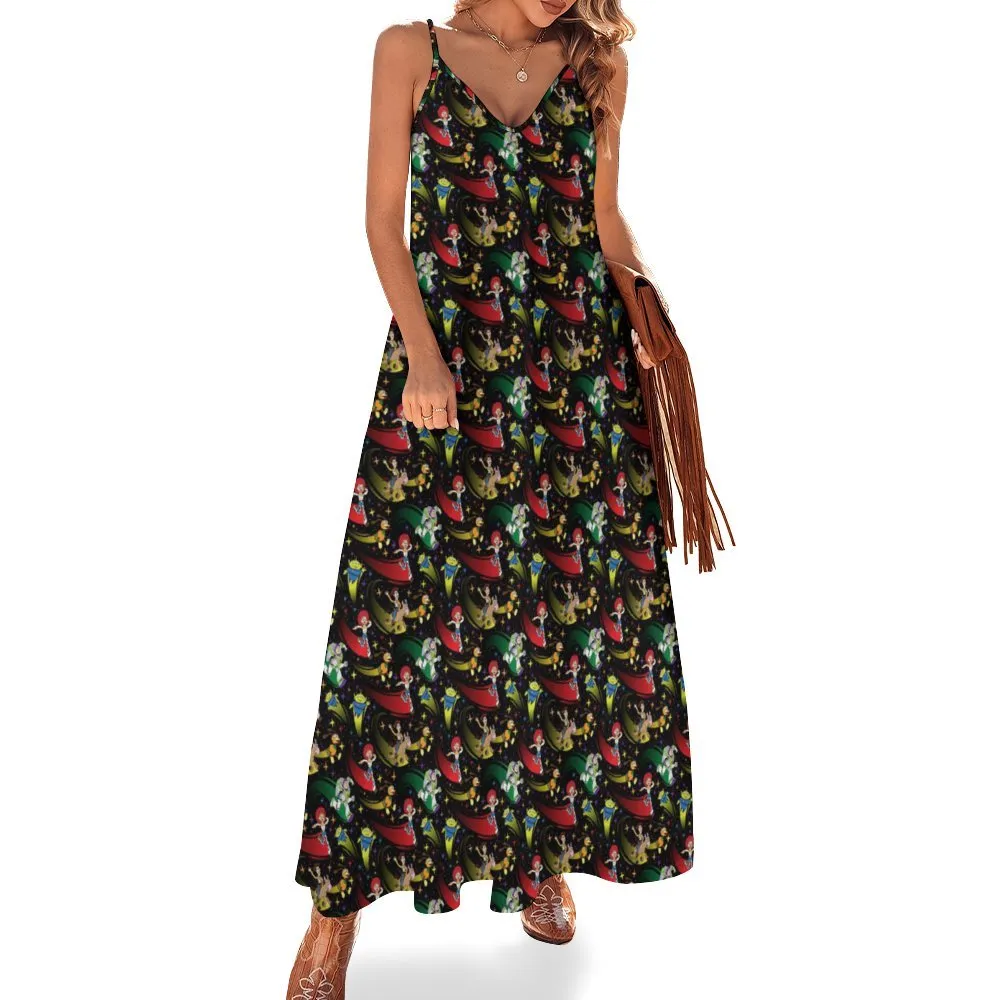 Disney Toy Story Roundup Friends Women's Summer Slip Long Dress