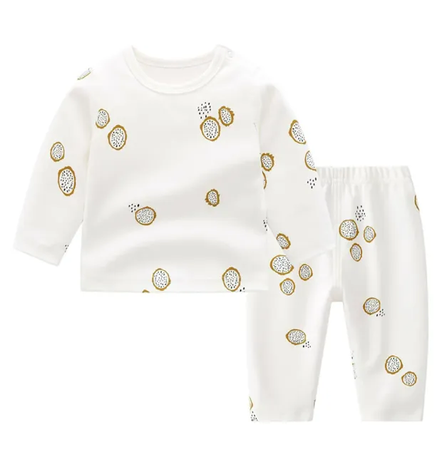 EARTHY FRUITS Organic Cotton Top and Pants Set