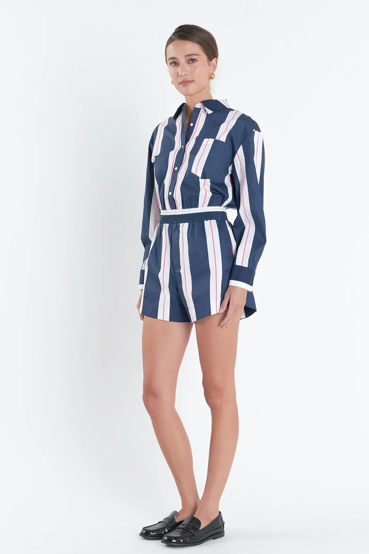 English Factory - Stripe Romper