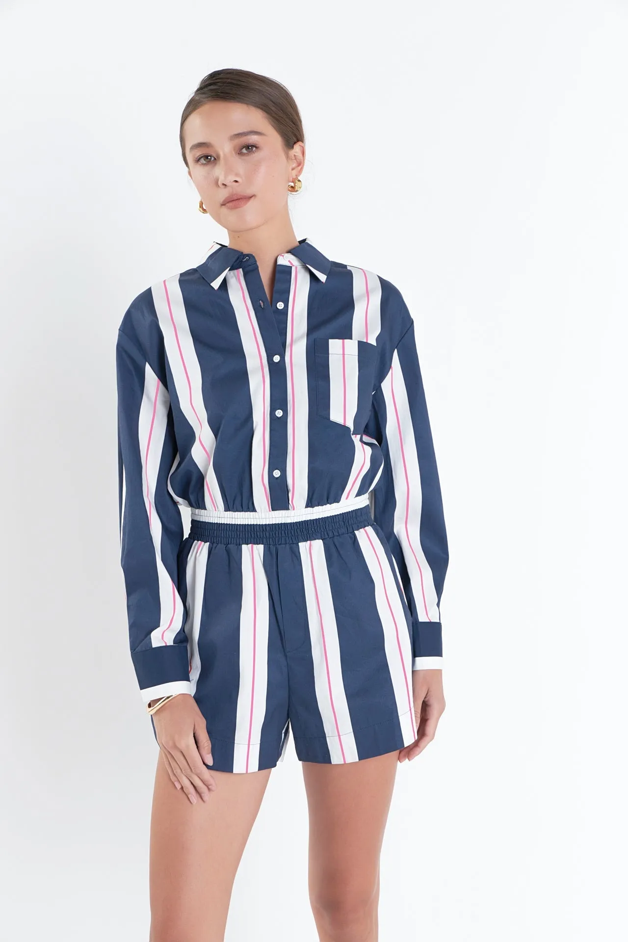 English Factory - Stripe Romper