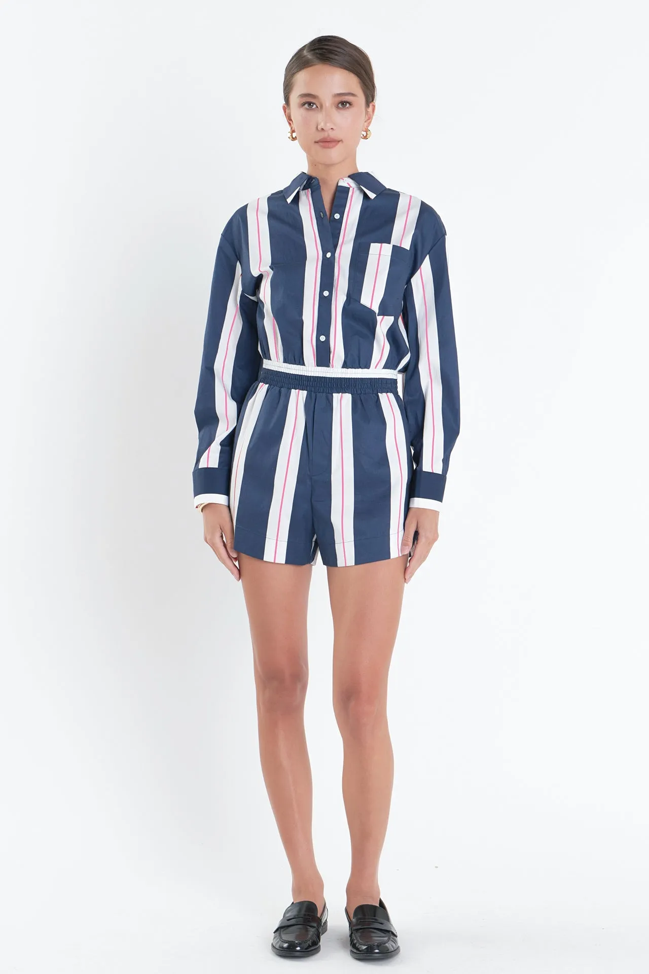 English Factory - Stripe Romper