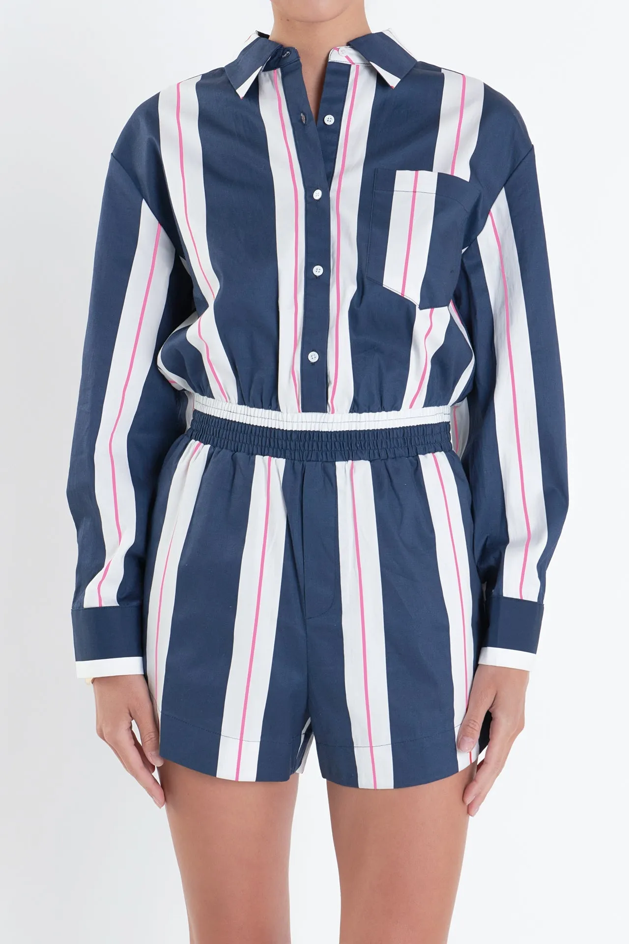 English Factory - Stripe Romper