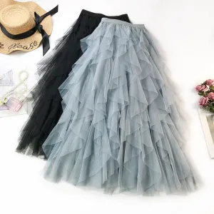 Fairy mesh Skirt (Blue)