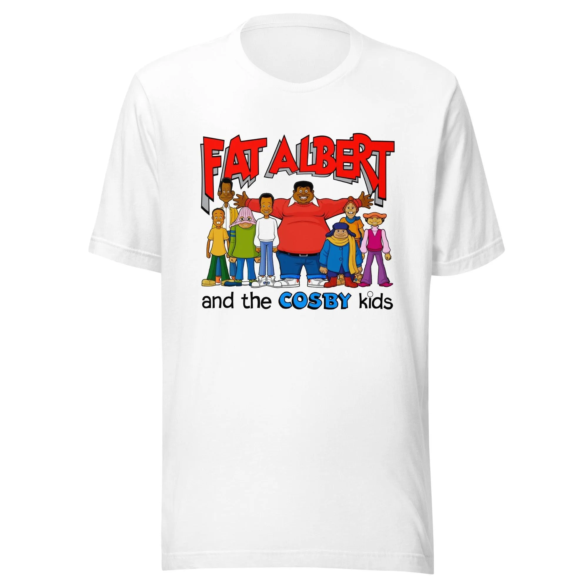 Fat Albert And The Cosby Kids Short Sleeve DTG Printed Premium Top