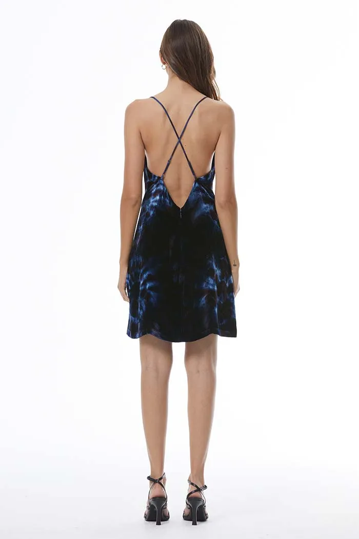 Gigi Slip Dress // Jewel Blue Spin ~ NO RETURNS