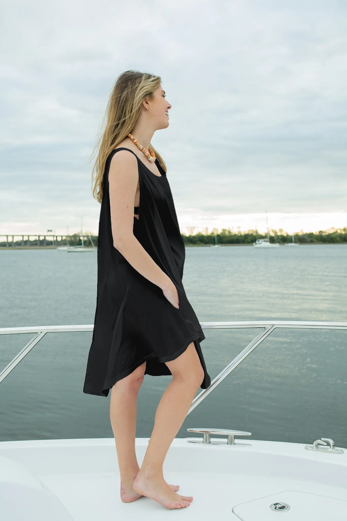 Jet (Away) Black - Decked Out Dress