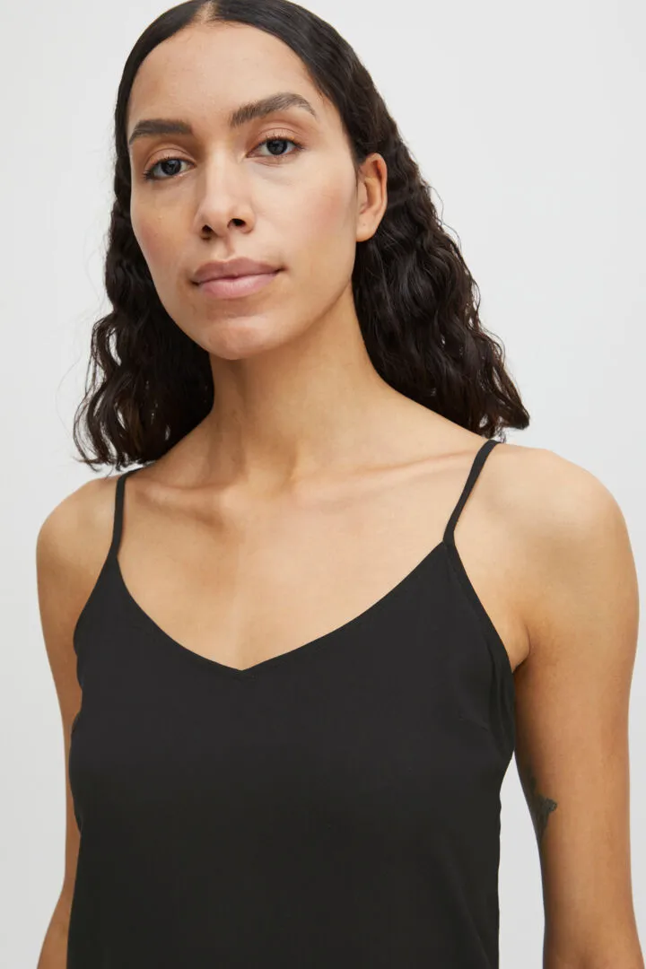 Joella Slip Dress - Black