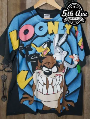 Looney Tunes Bugs Bunny Daffy Duck and Taz-Mania - New Vintage Animation T shirt