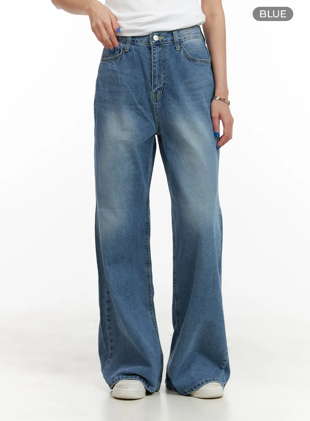 Loose Fit Straight Jeans CY431