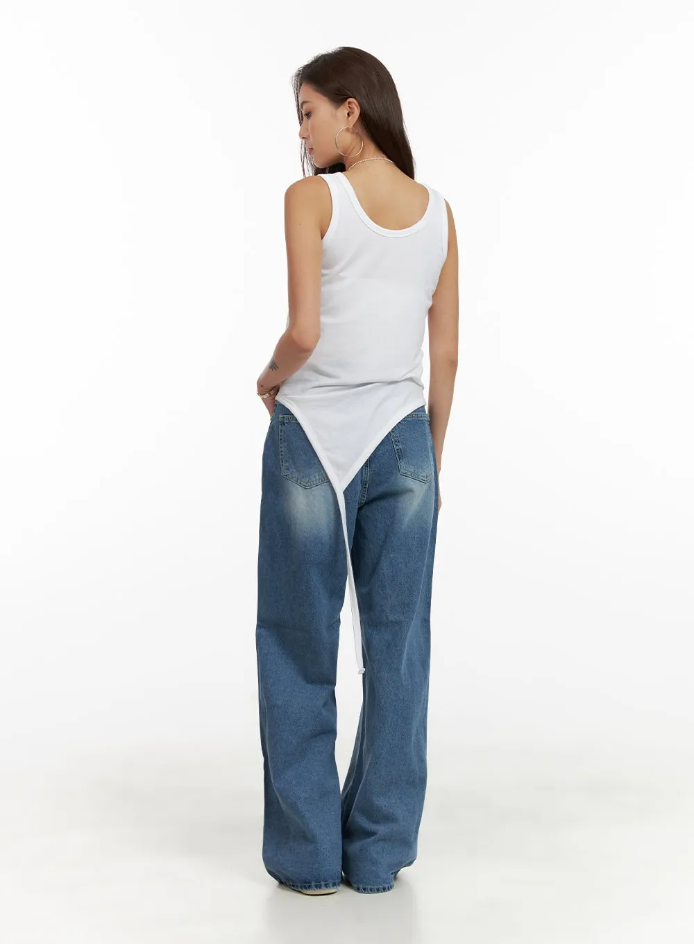 Loose Fit Straight Jeans CY431