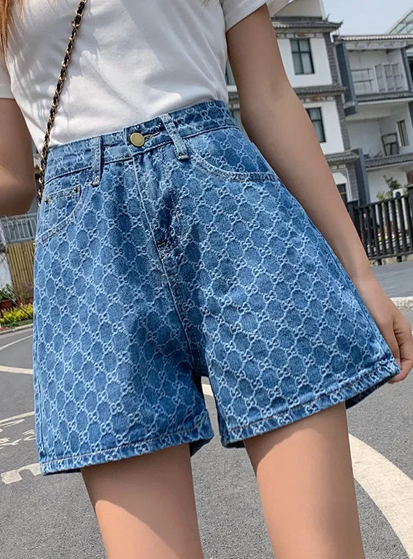 Loose Student Jeans Shorts