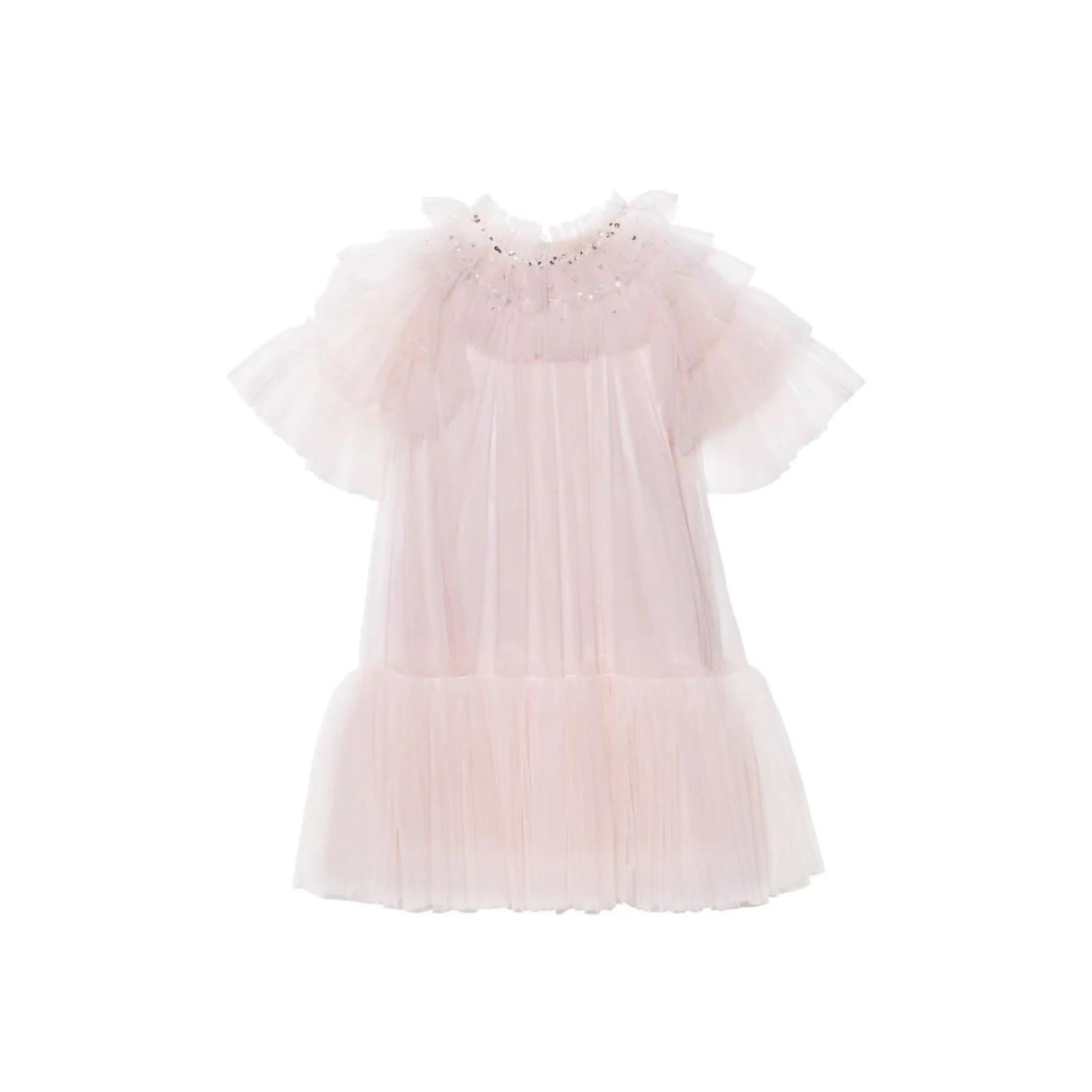 MEET ME AT THE MANOR Evergreen Tulle Dress