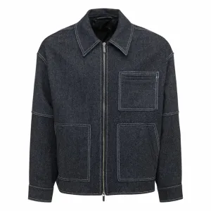 Men's Grey Denim Jacket