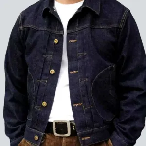 Men's raw selvedge jean jacket