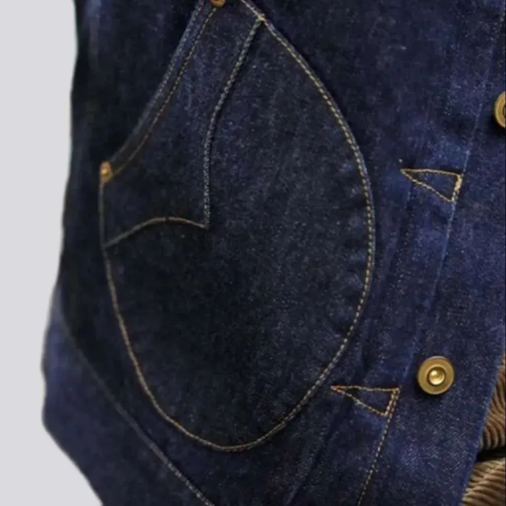 Men's raw selvedge jean jacket