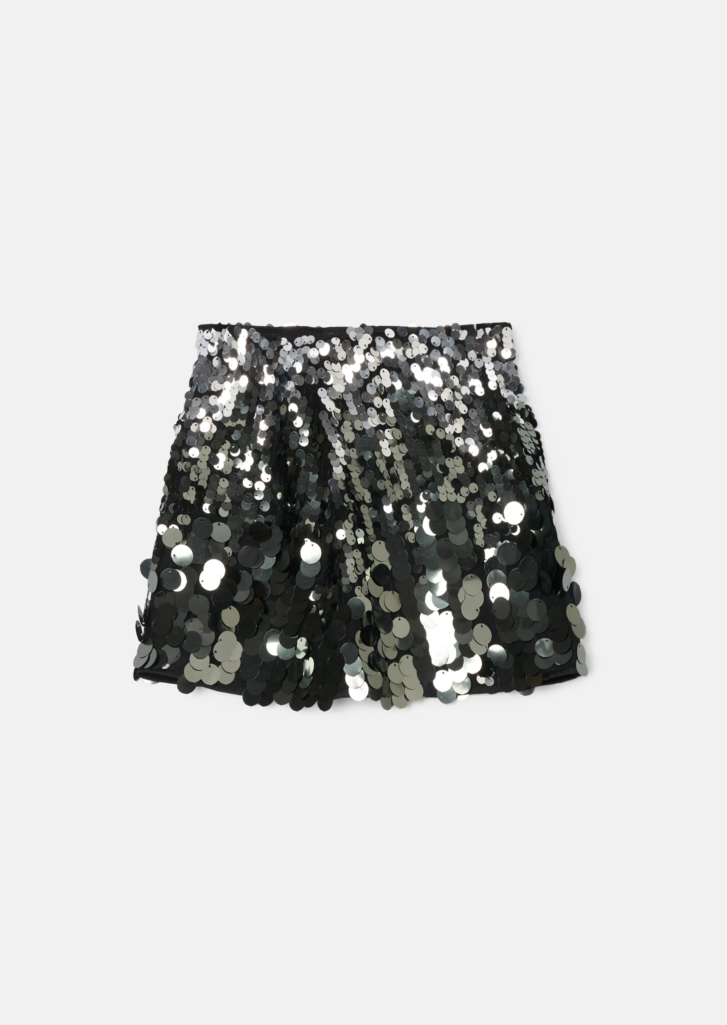 Natala Silver Disco A Line Skirt