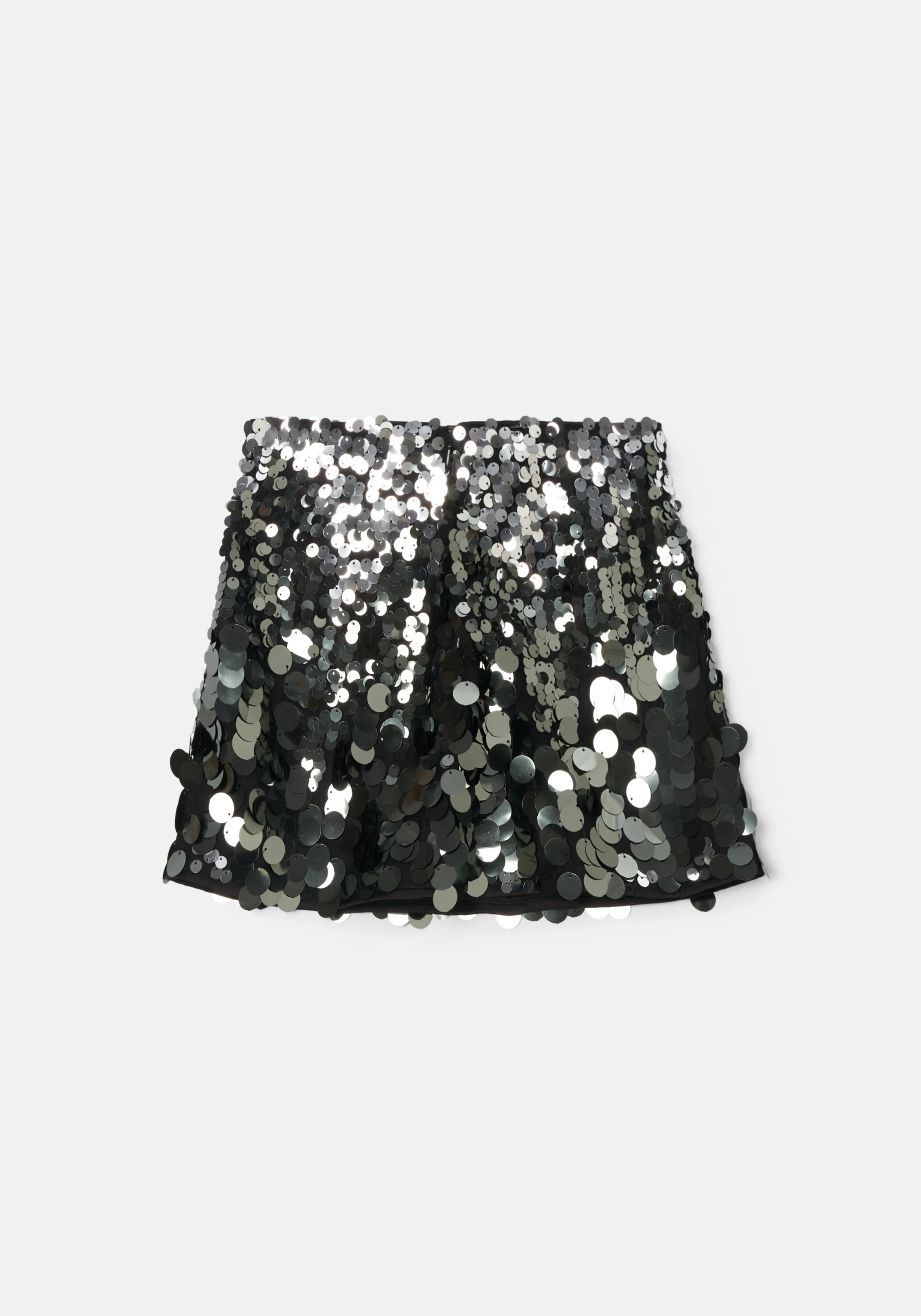 Natala Silver Disco A Line Skirt