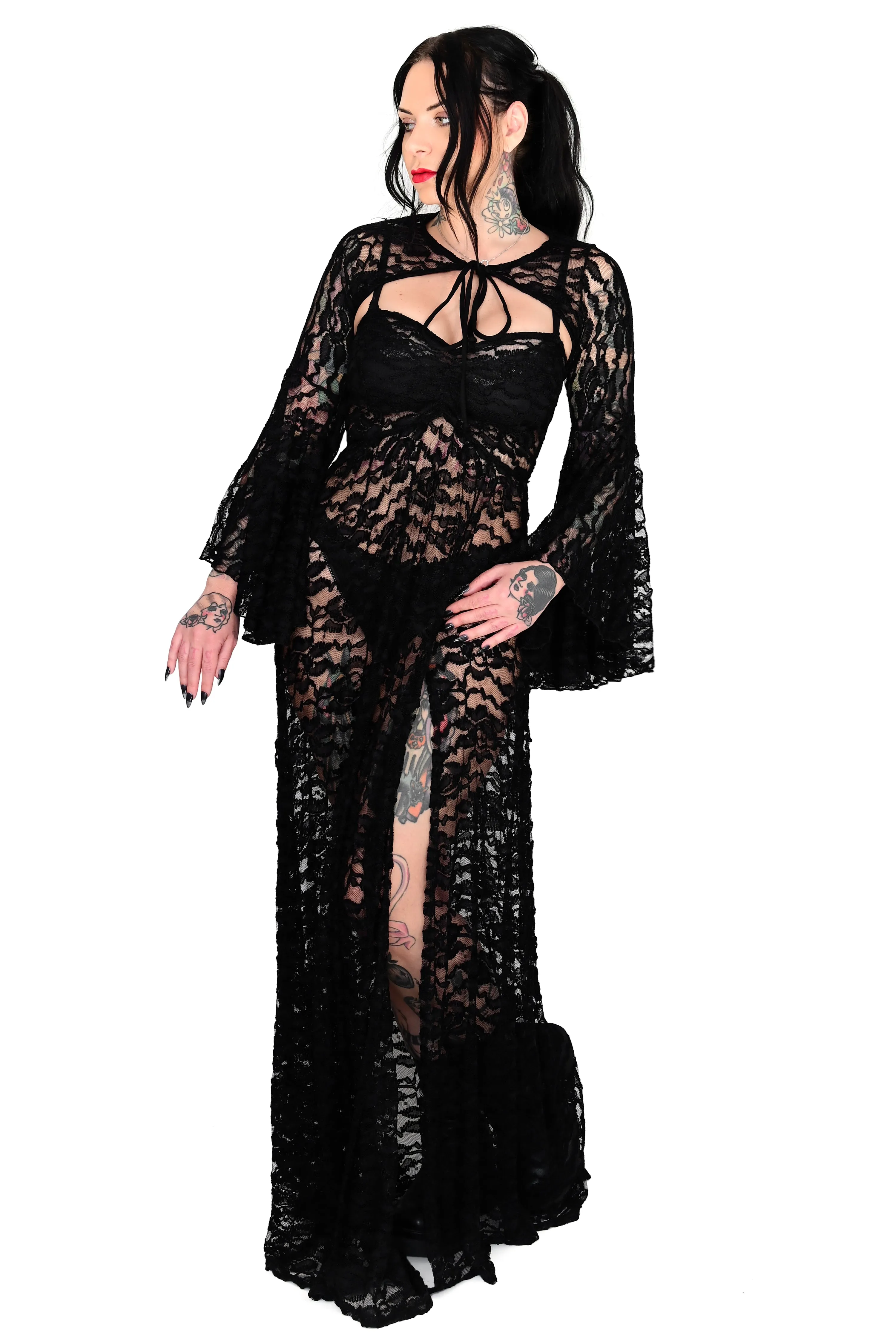 Nyx Lace Maxi Dress - No Restock! Last one! Size 4XL left!