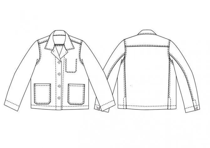 PDF Pattern - Ottoline Jacket | Merchant & Mills