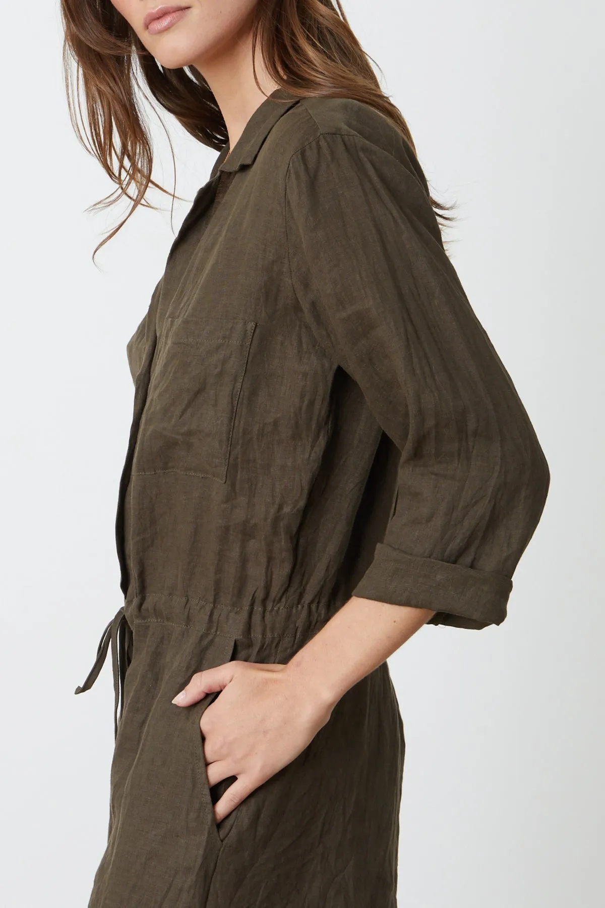 RUTH LINEN ROMPER