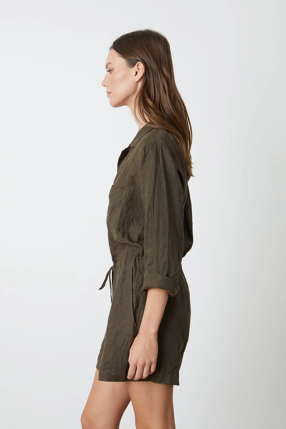 RUTH LINEN ROMPER