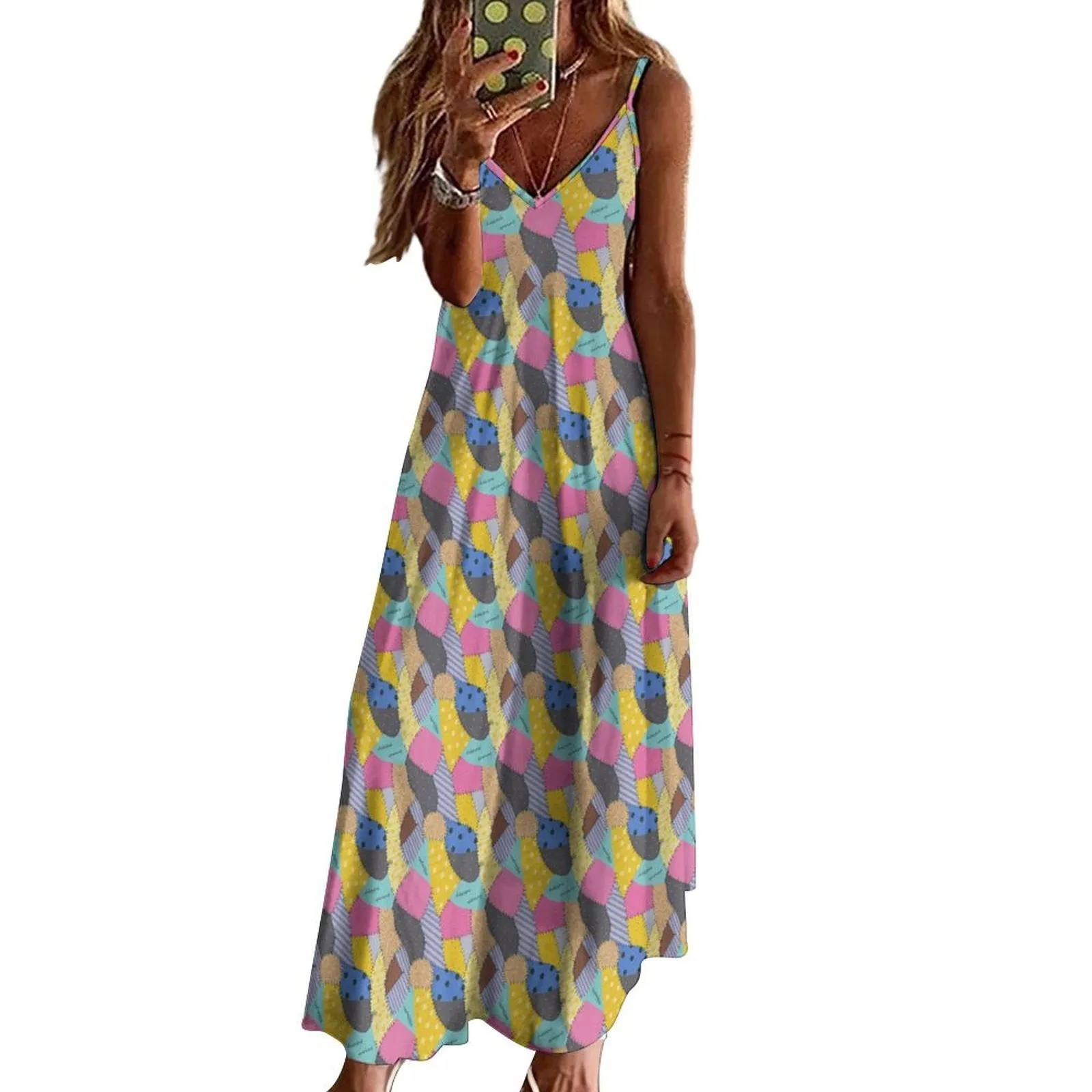 Sally's Dress Women's Summer Slip Long Dress