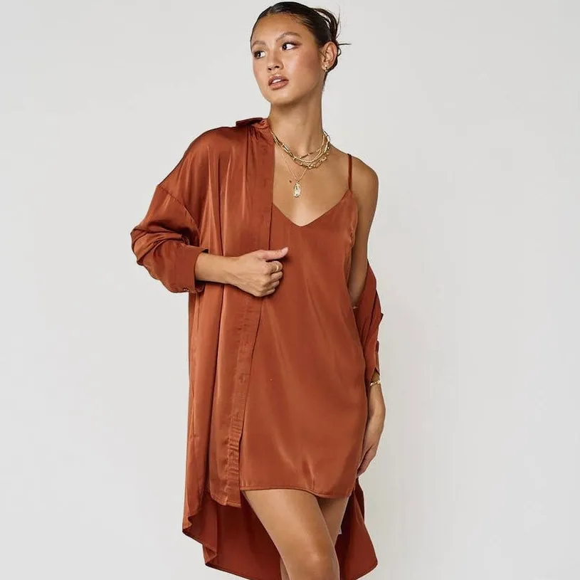 Satin Slip Dress