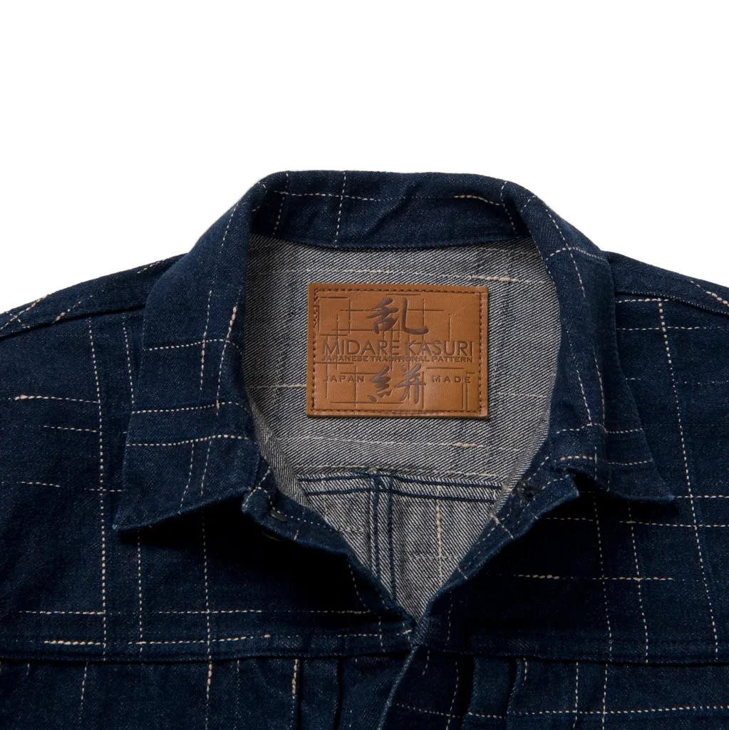 Studio DArtisan Midare Kasuri Premium Selvedge Denim Jacket