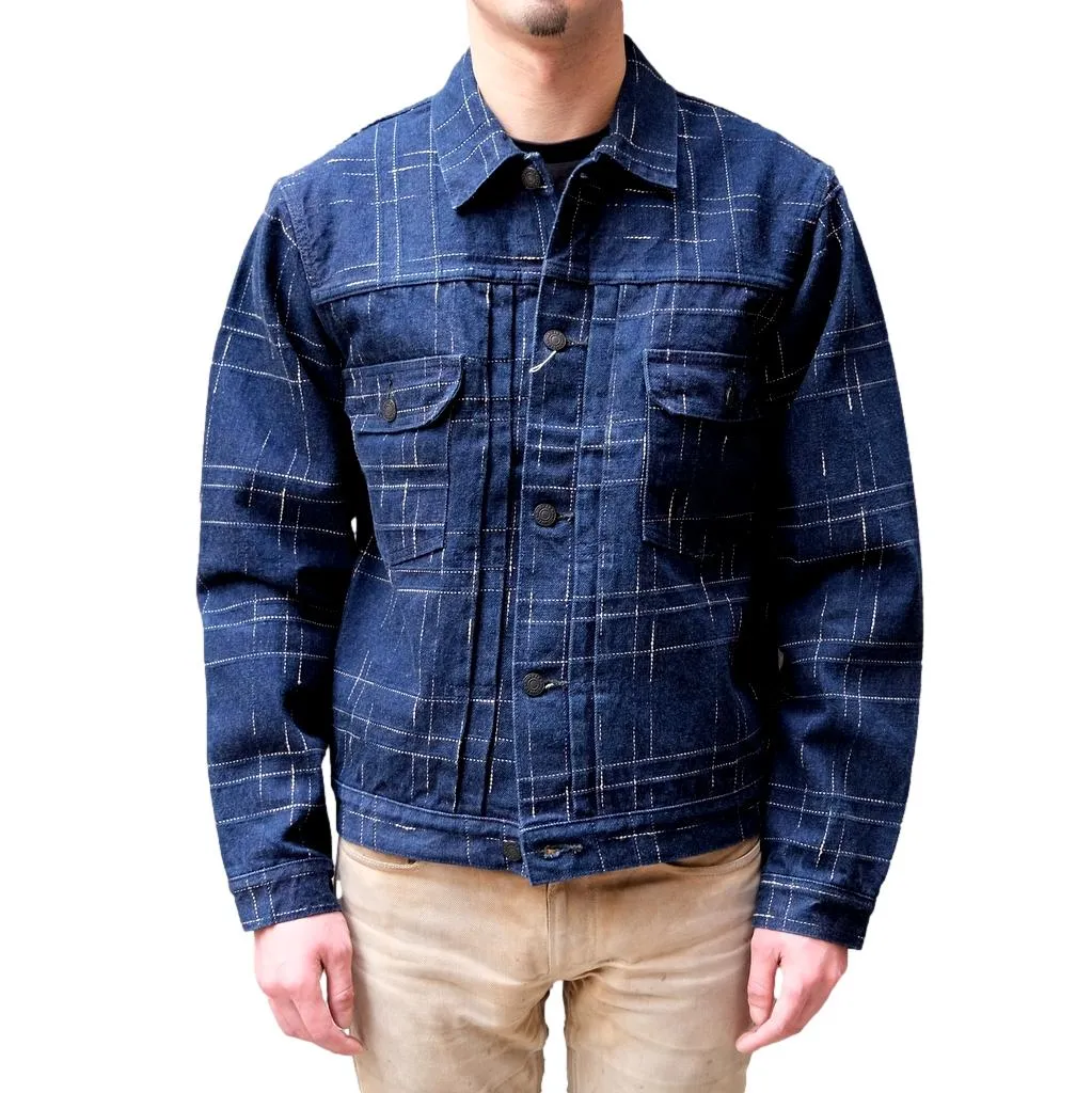 Studio DArtisan Midare Kasuri Premium Selvedge Denim Jacket