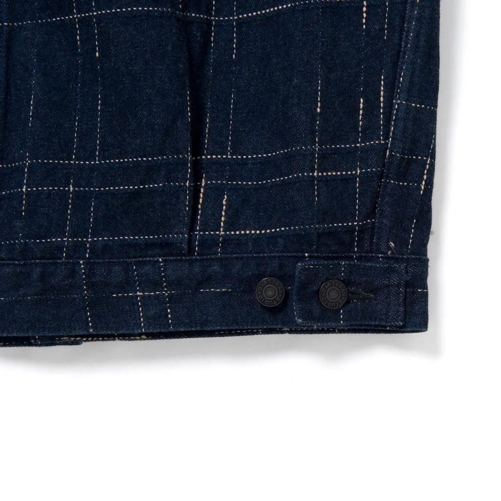 Studio DArtisan Midare Kasuri Premium Selvedge Denim Jacket