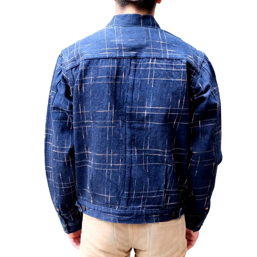 Studio DArtisan Midare Kasuri Premium Selvedge Denim Jacket