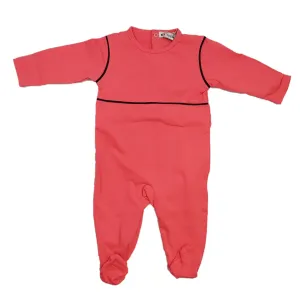 Teddy Bear - Piping Trim Babygrow