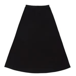 Teens Black Jersey A-line Skirt