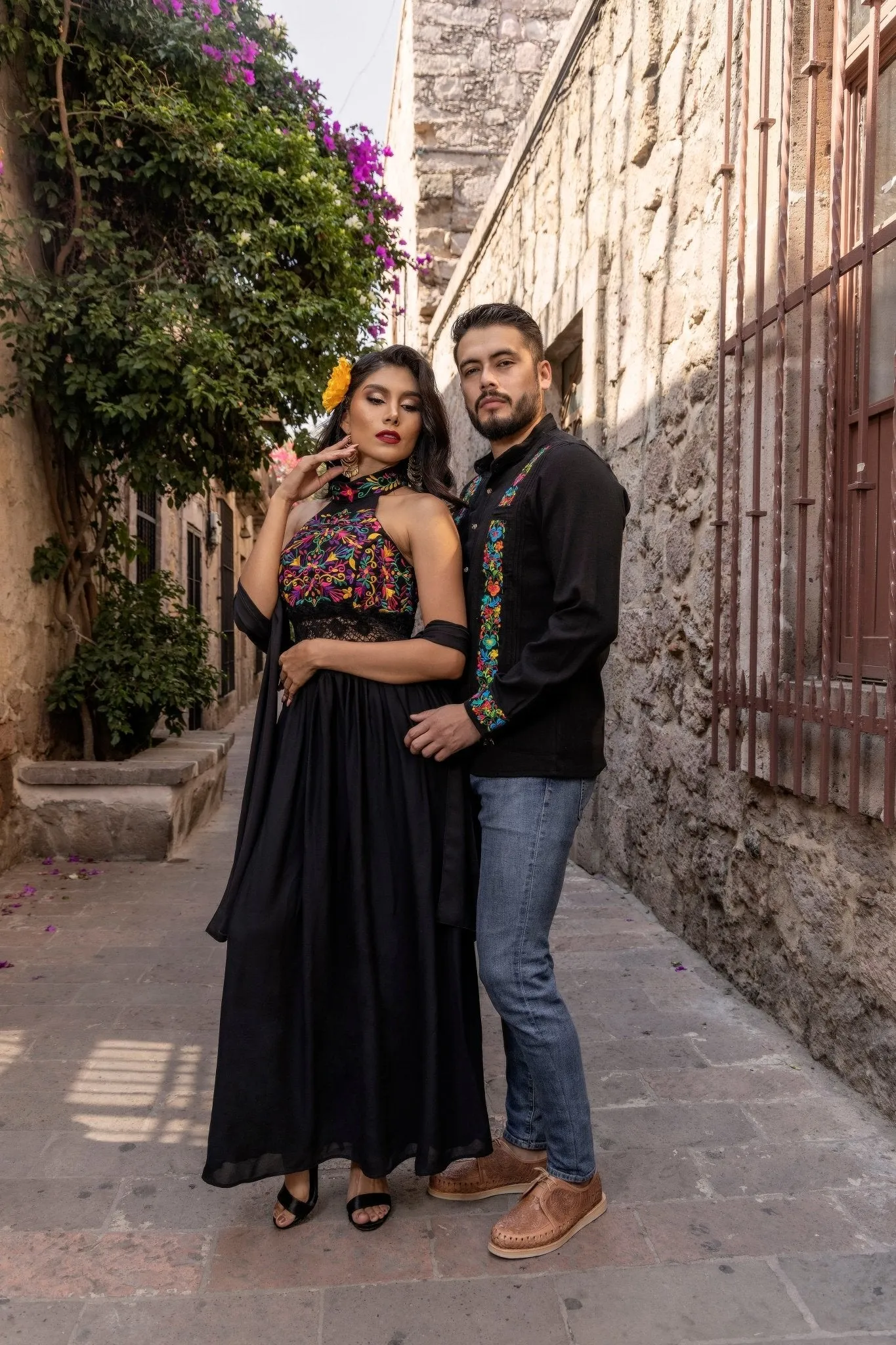 Tulum Floral Mexican Dress