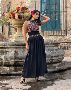 Tulum Floral Mexican Dress