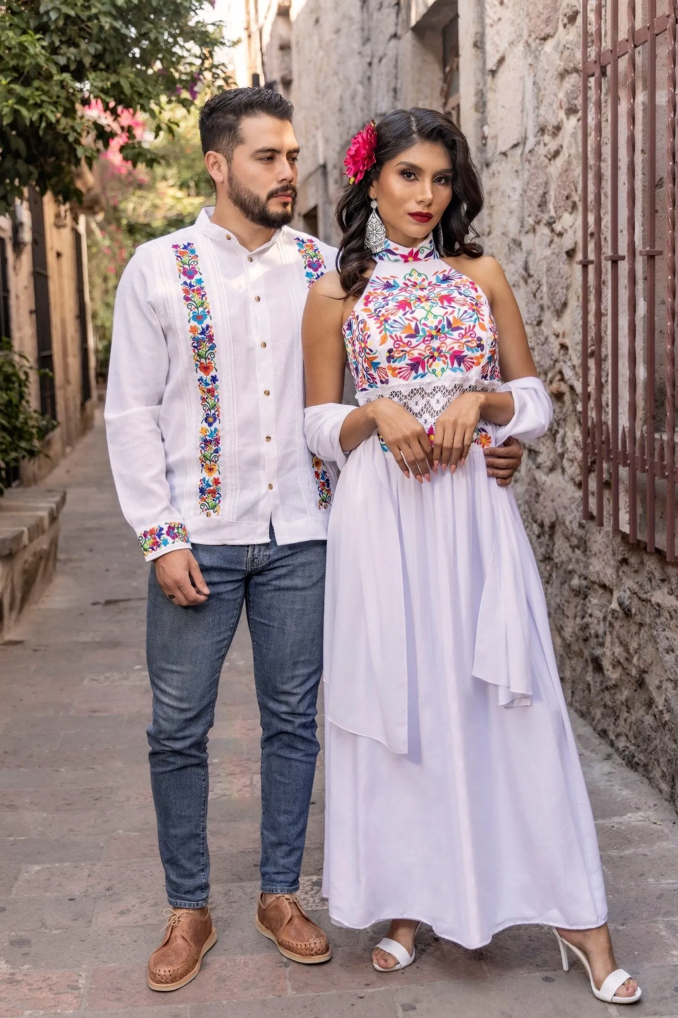 Tulum Floral Mexican Dress