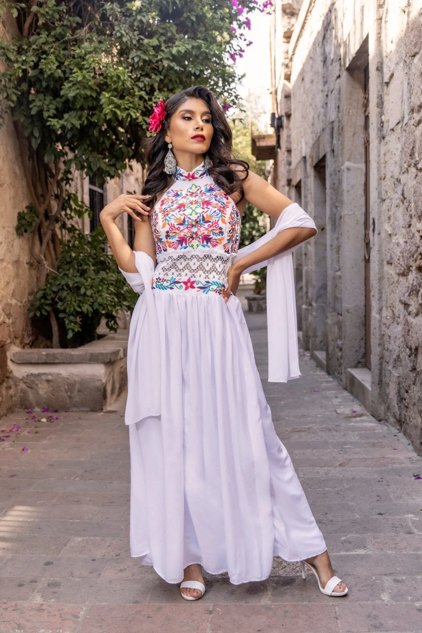 Tulum Floral Mexican Dress