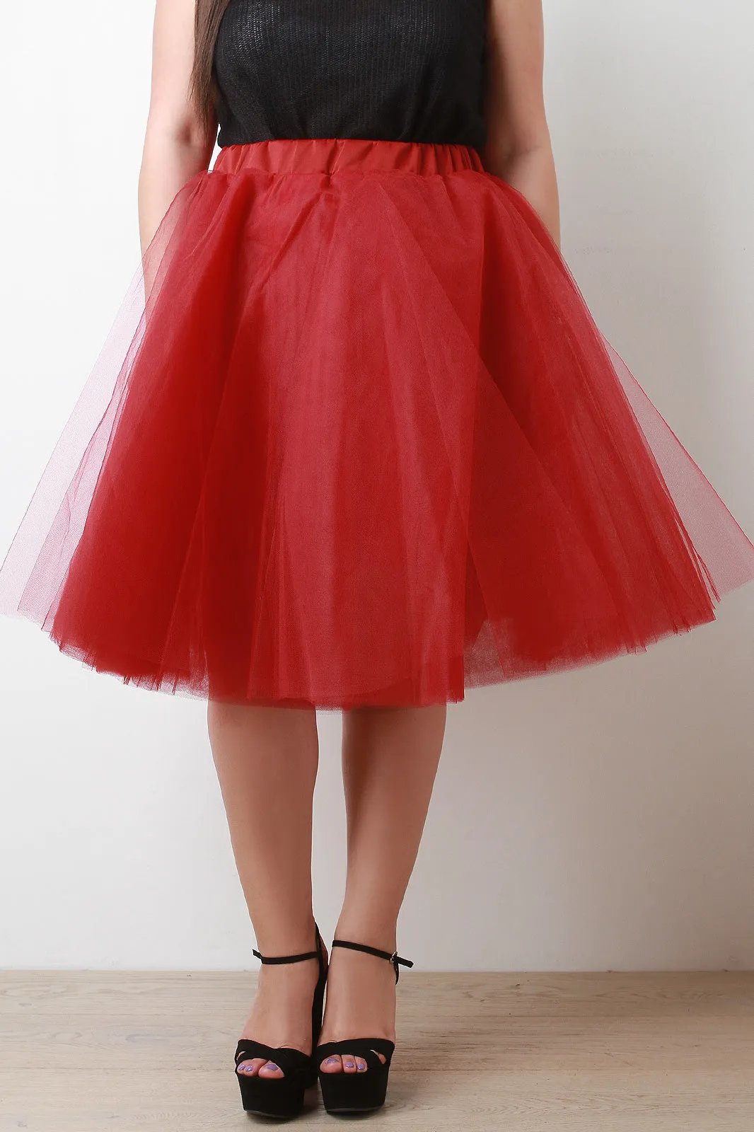 Tutu Tulle A-Line Skirt