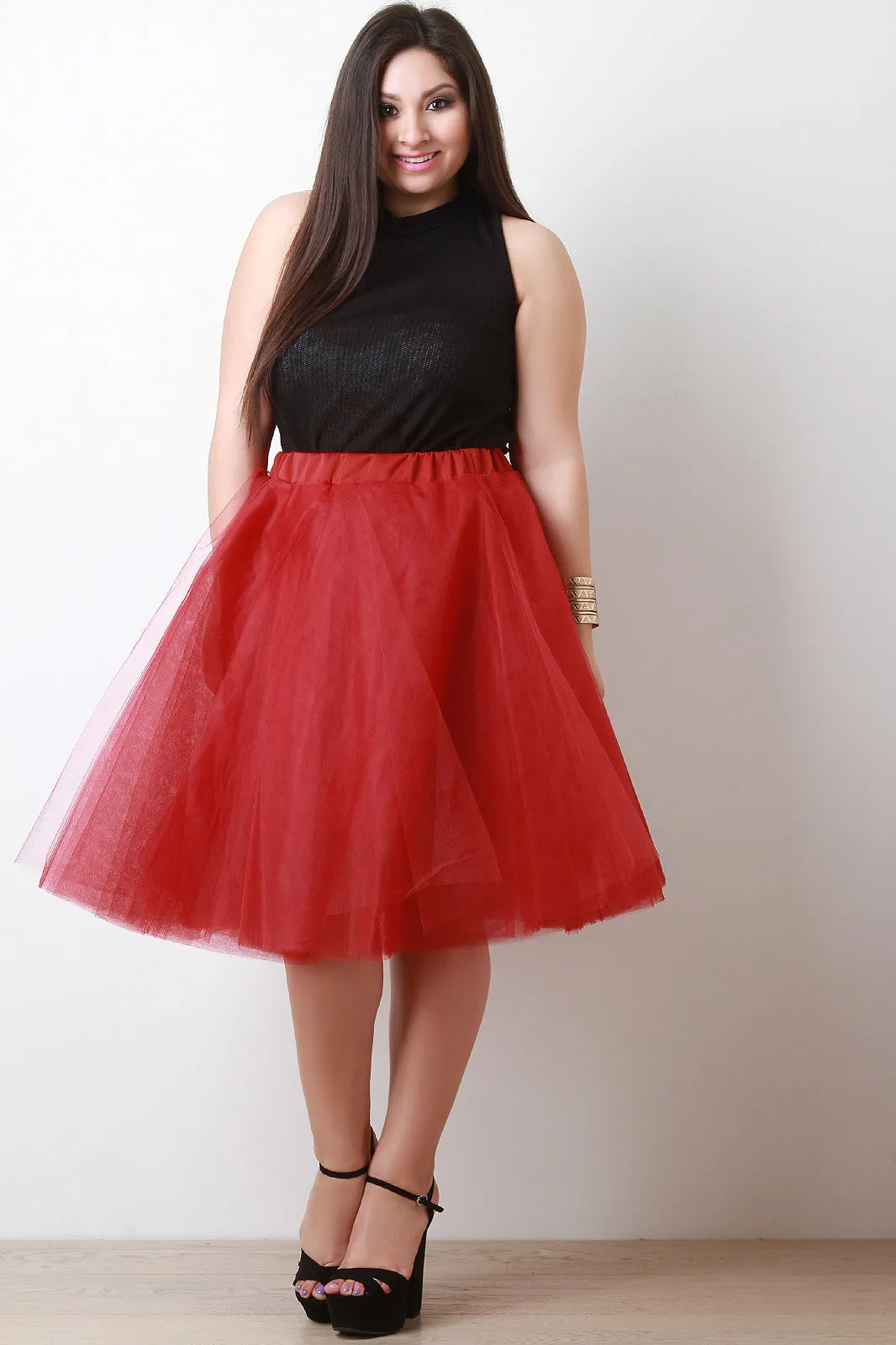 Tutu Tulle A-Line Skirt