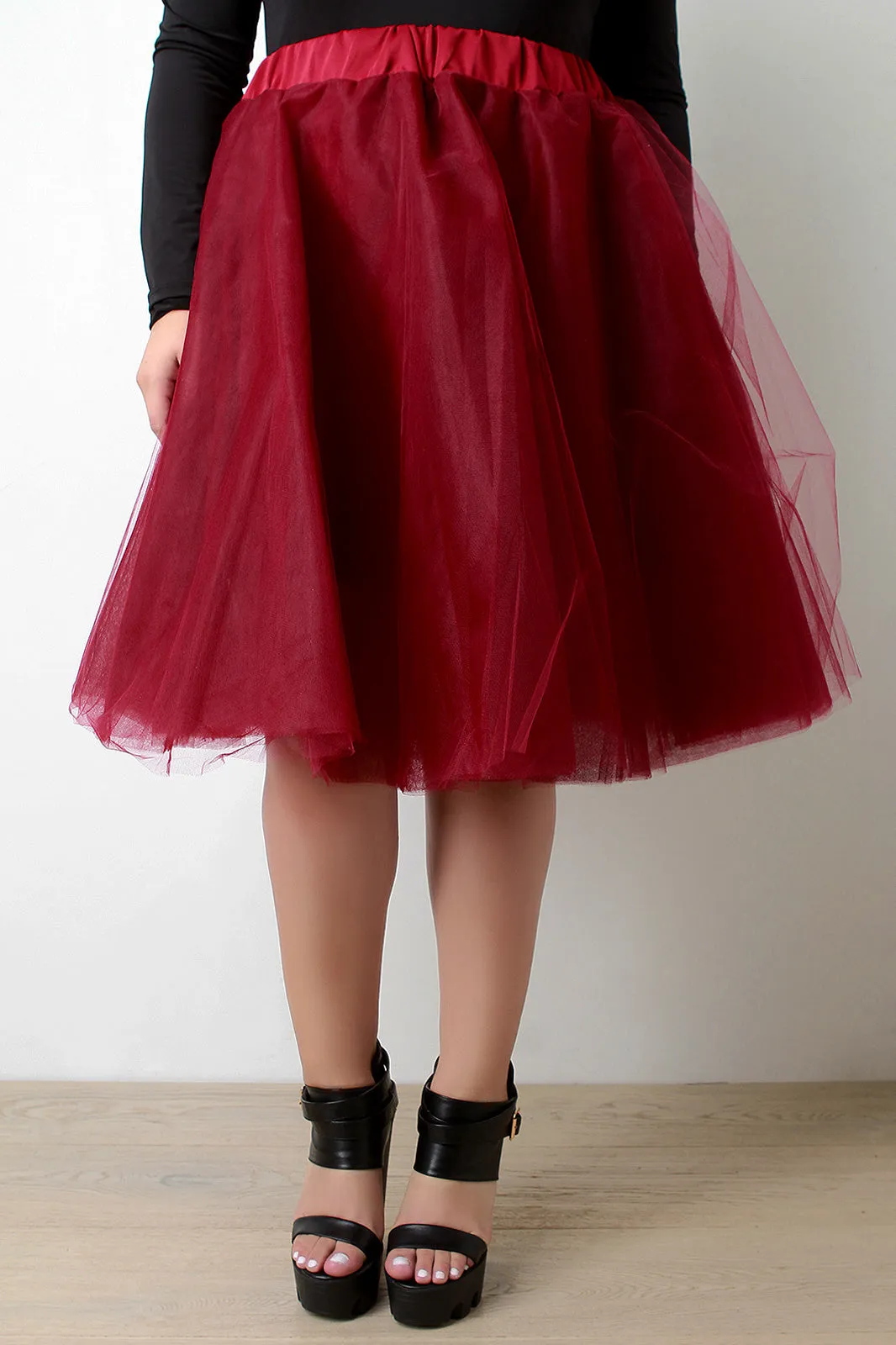 Tutu Tulle A-Line Skirt