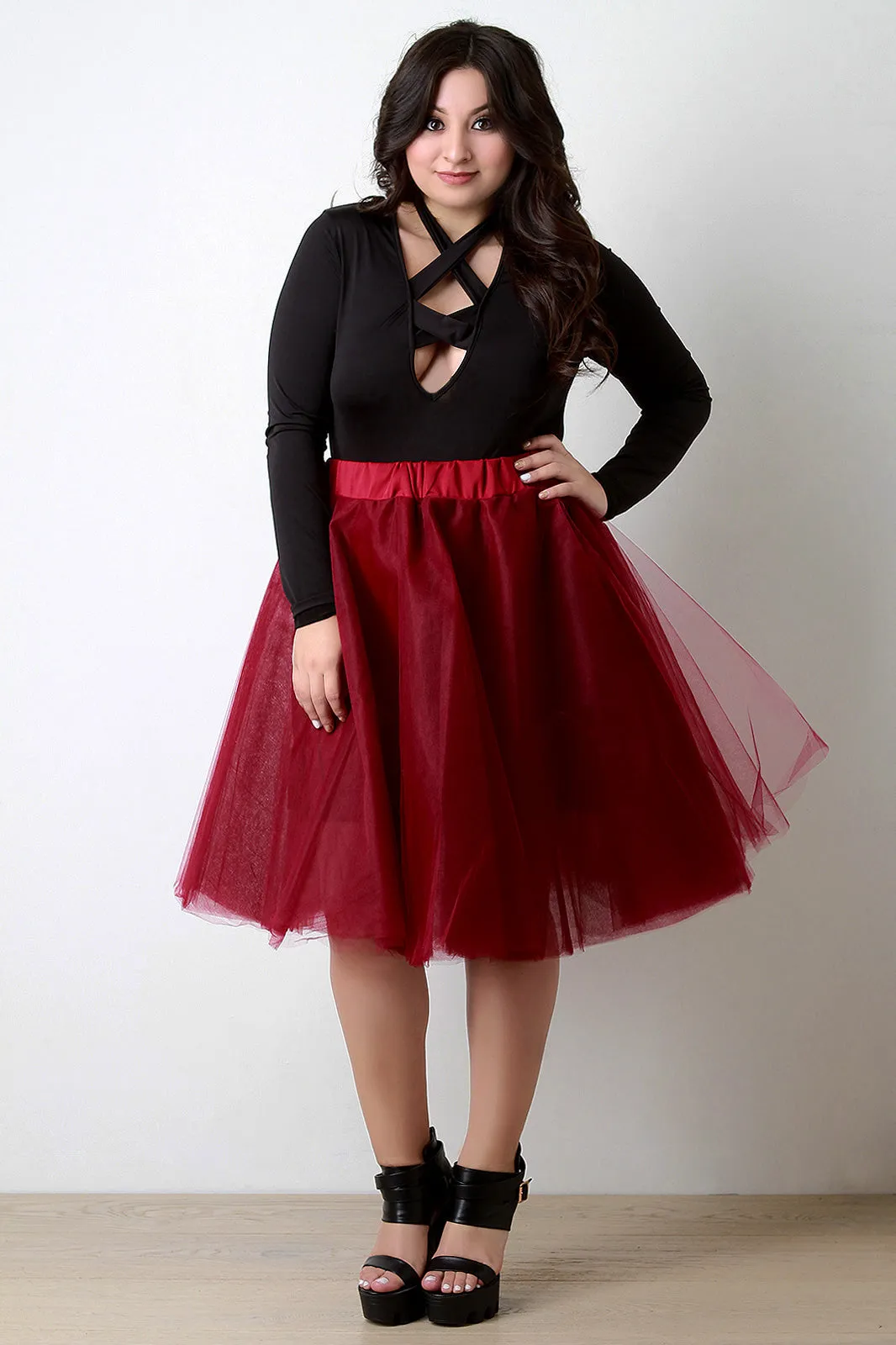 Tutu Tulle A-Line Skirt