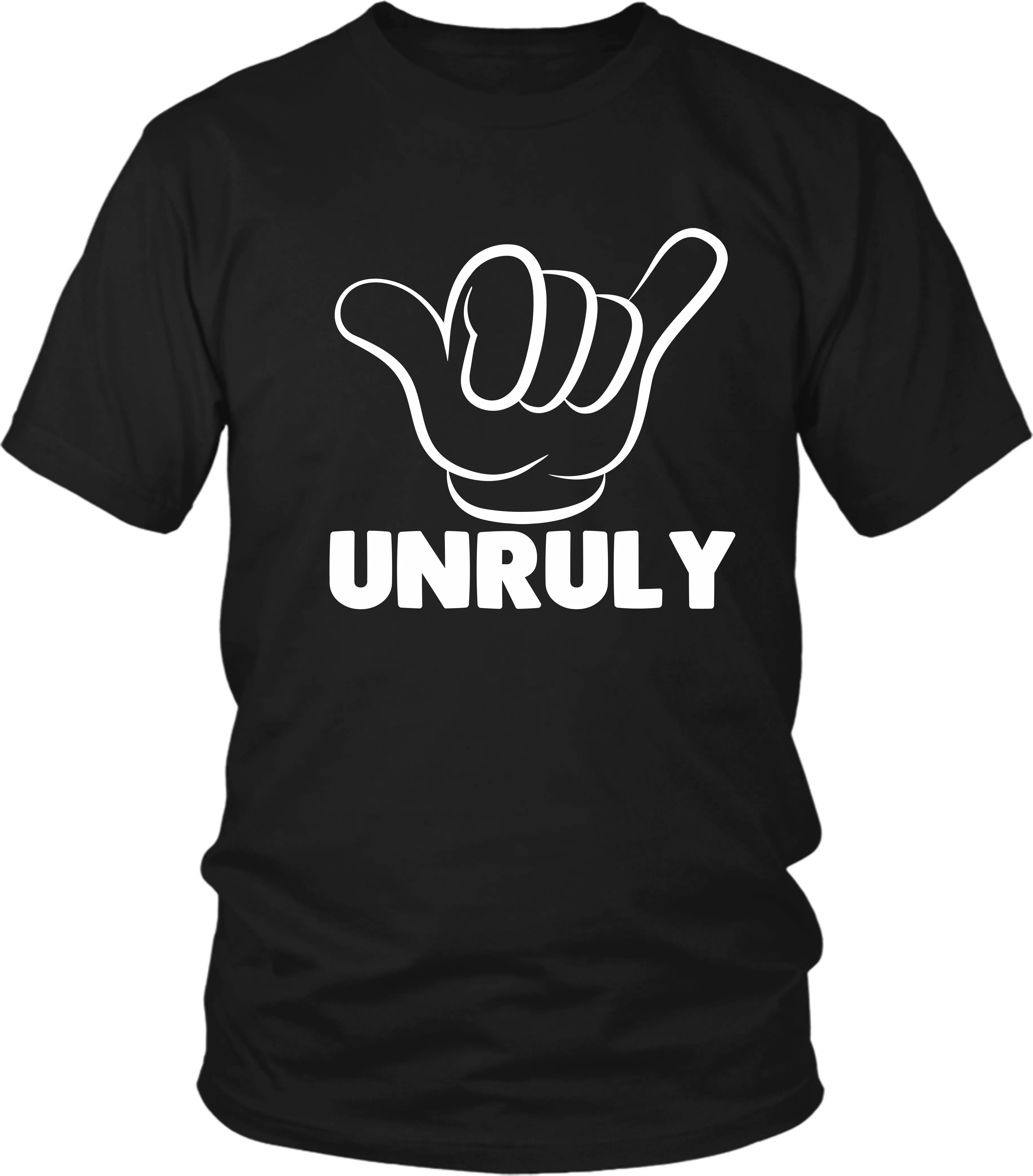 Unruly T-shirt - with cartoon fingers